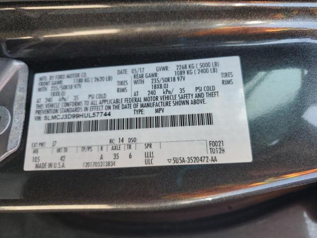 2017 LINCOLN MKC RESERV - 5LMCJ3D99HUL57744