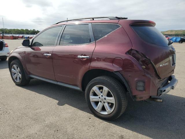 NISSAN MURANO SL 2007 burgundy  gas JN8AZ08W57W627792 photo #3