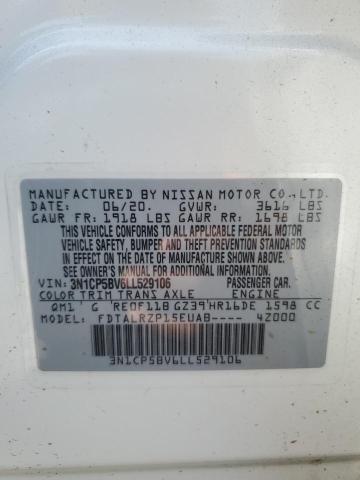 2020 NISSAN KICKS S - 3N1CP5BV6LL529106