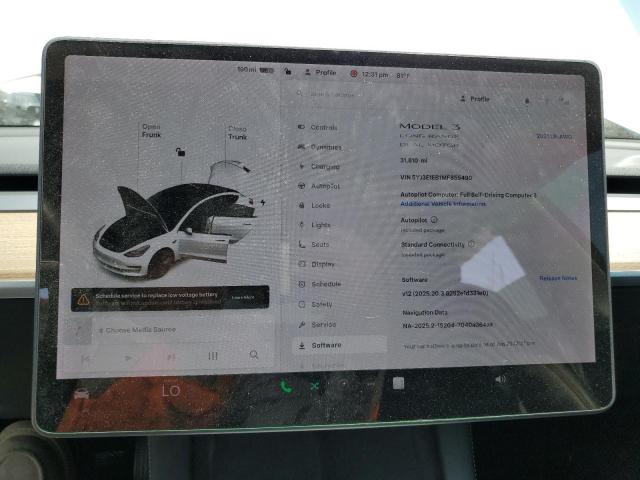 2021 TESLA MODEL 3 - 5YJ3E1EB1MF855490