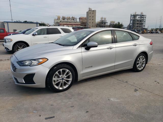 FORD FUSION SE 2019 silver  hybrid engine 3FA6P0LU8KR181880 photo #1