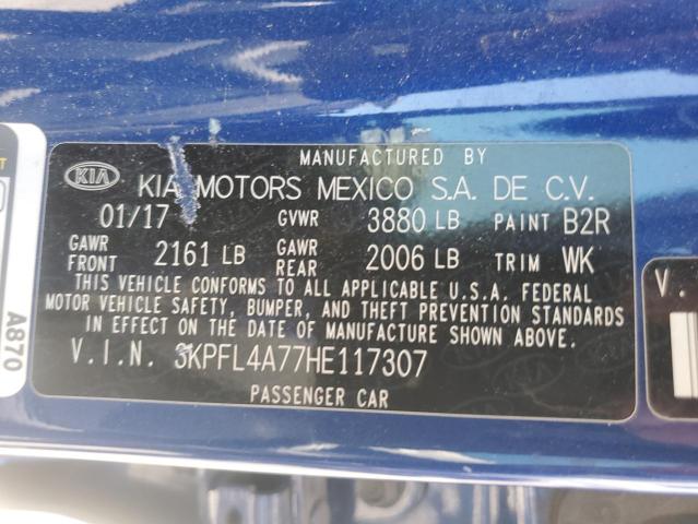 2017 KIA FORTE LX - 3KPFL4A77HE117307