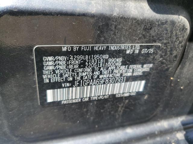 2015 SUBARU IMPREZA - JF1GPAA69F8307931
