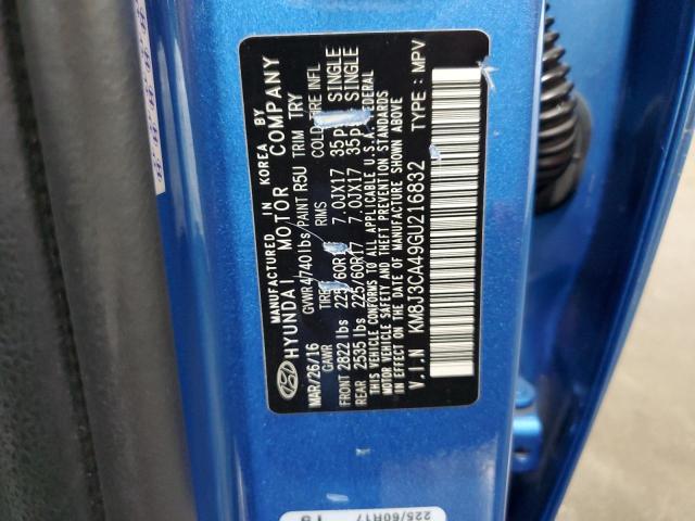 2016 HYUNDAI TUCSON LIM - KM8J3CA49GU216832