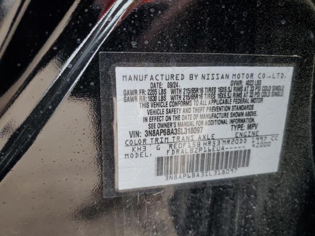2025 NISSAN KICKS S 3N8AP6BA3SL318097