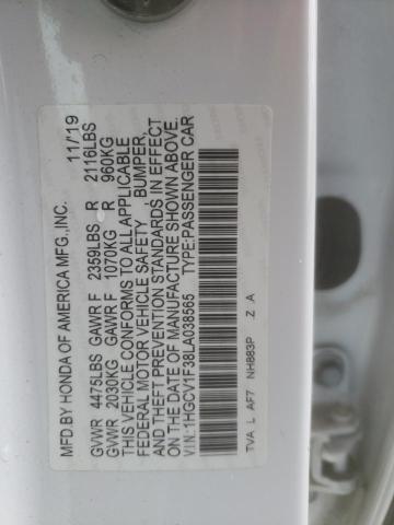 2020 HONDA ACCORD SPO - 1HGCV1F38LA038565