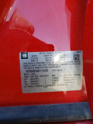 2016 GMC CANYON SLE - 1GTG6CE32G1114183