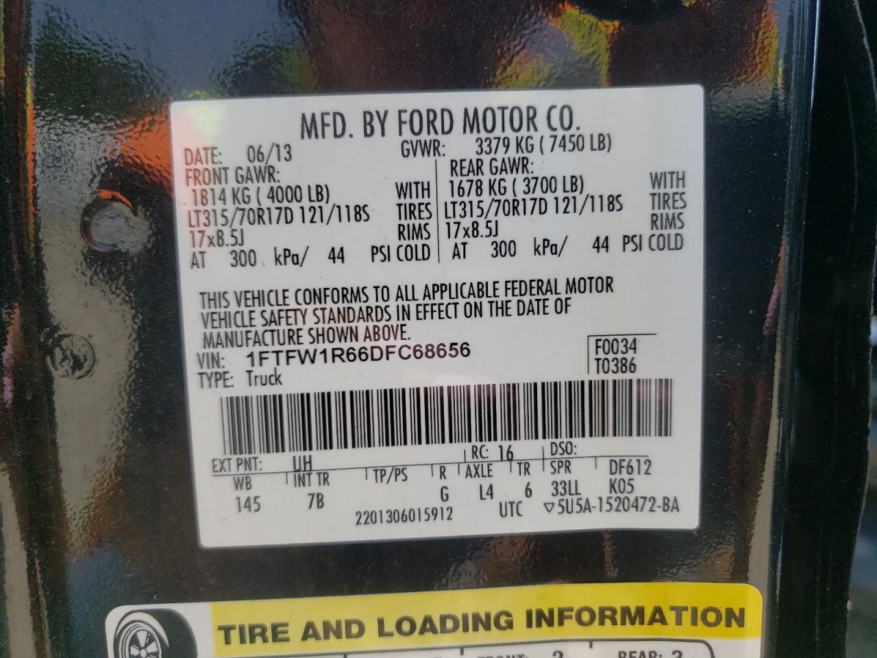 FORD F-150 SVT RAPTOR