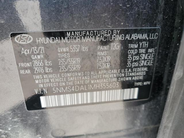 2021 HYUNDAI SANTA FE L 5NMS4DAL1MH355603