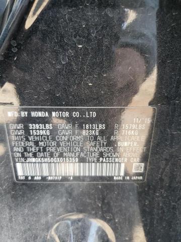 2016 HONDA FIT LX JHMGK5H50GX015359