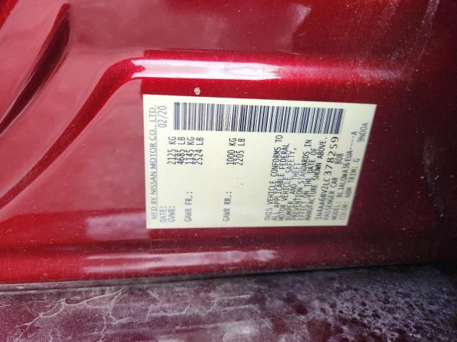 2020 NISSAN MAXIMA S 1N4AA6BV2LC378259