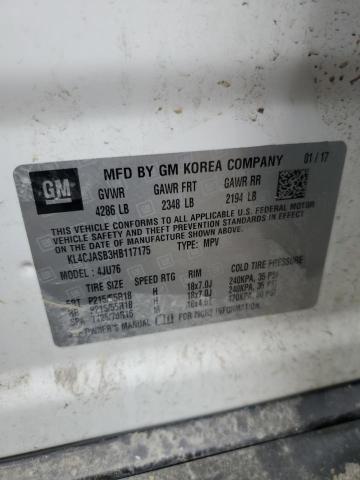 2017 BUICK ENCORE PRE - KL4CJASB3HB117175