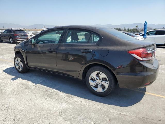 HONDA CIVIC LX 2013 black sedan 4d gas 2HGFB2F55DH510379 photo #3