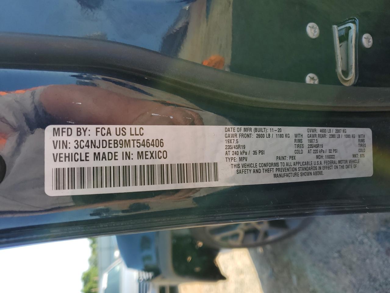 JEEP COMPASS 80TH EDITION