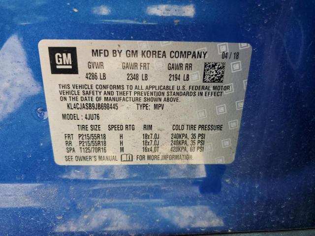 2018 BUICK ENCORE PRE - KL4CJASB9JB698445