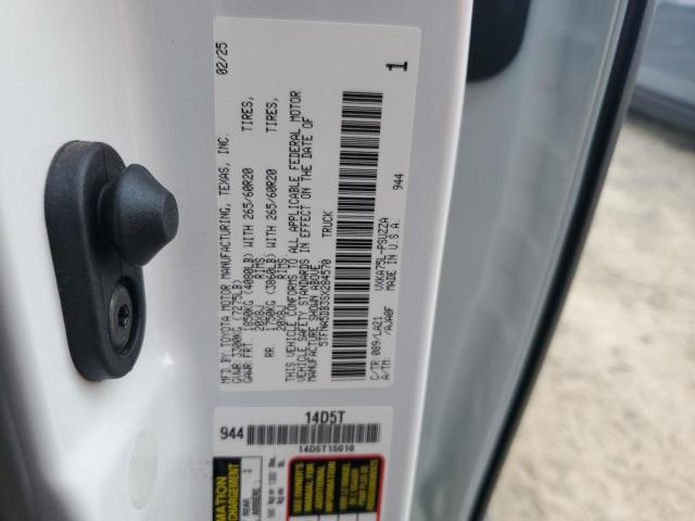 2025 TOYOTA TUNDRA CREWMAX PLATINUM 5TFNA5DB3SX284570