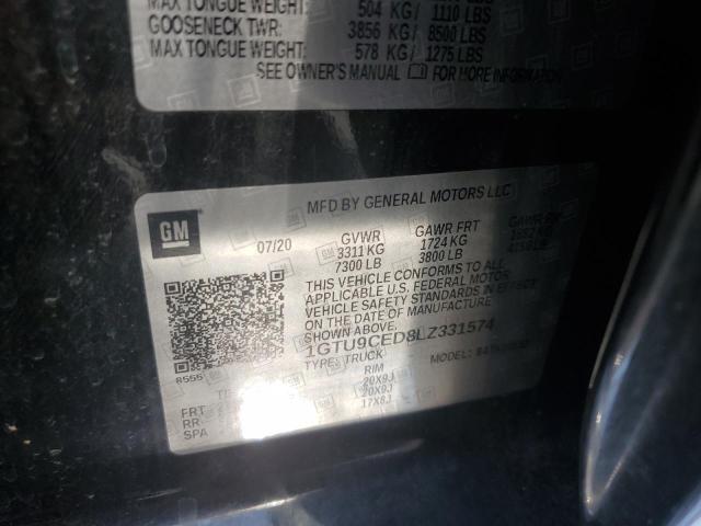 2020 GMC SIERRA K15 - 1GTU9CED8LZ331574