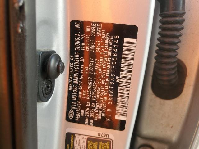 2015 KIA SORENTO LX 5XYKT3A61FG564148