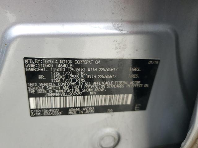 2018 TOYOTA RAV4 LE - JTMBFREV8JJ207697