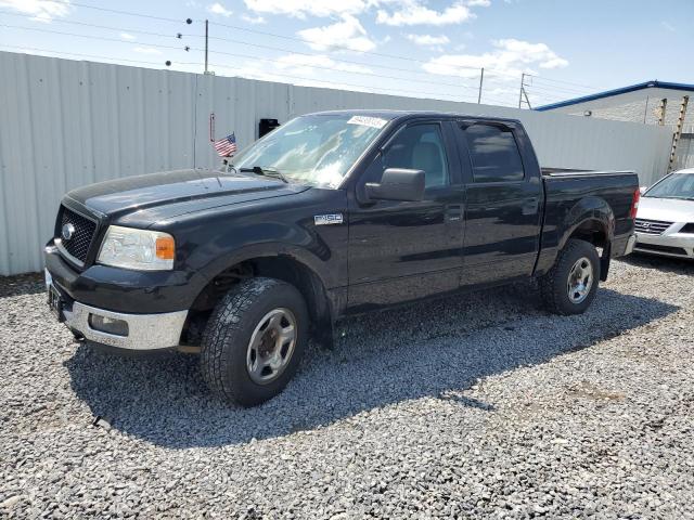 FORD F150 SUPER 2005 black  gas 1FTPW14555FA78481 photo #1