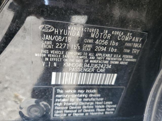 2018 HYUNDAI ELANTRA SP KMHD04LB4JU624234