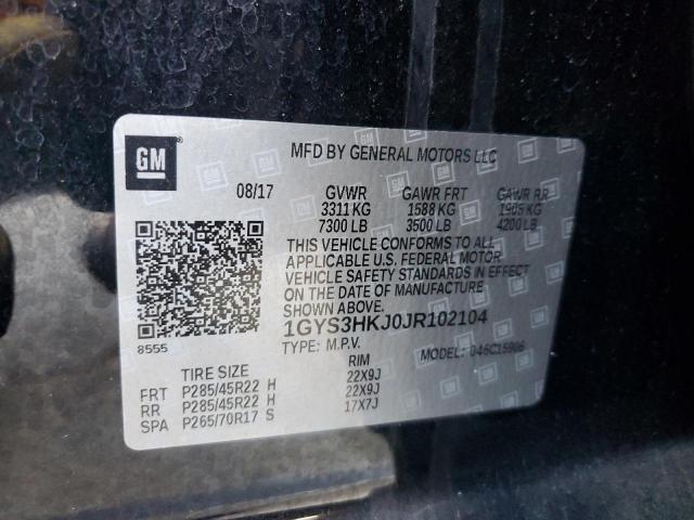 2018 CADILLAC ESCALADE E - 1GYS3HKJ0JR102104