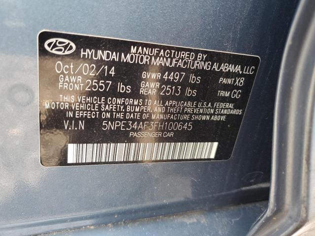 2015 HYUNDAI SONATA SPO - 5NPE34AF3FH100645