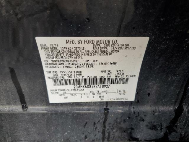 2019 FORD FLEX LIMIT 2FMHK6D85KBA18927