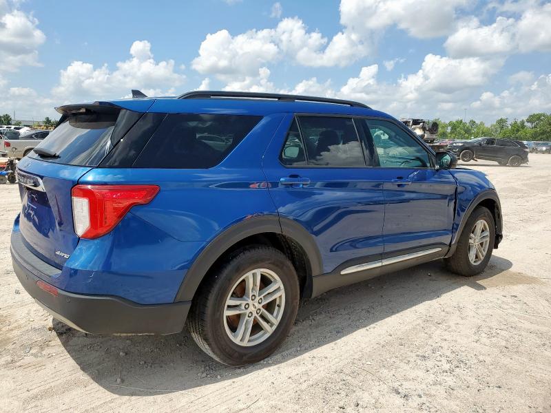 FORD EXPLORER X 2021 blue  Gasoline 1FMSK8DHXMGB65760 photo #4