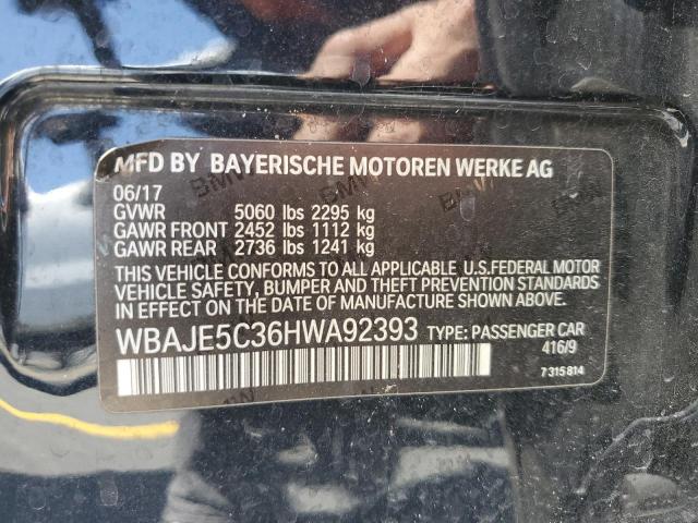 2017 BMW 540 I WBAJE5C36HWA92393