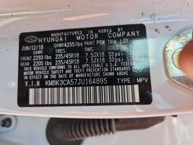 2018 HYUNDAI KONA LIMIT - KM8K3CA57JU164895