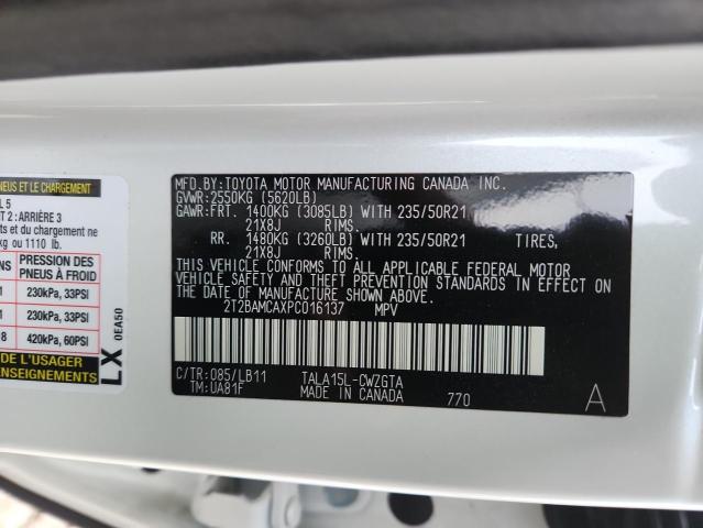 2023 LEXUS RX 350 BAS - 2T2BAMCAXPC016137