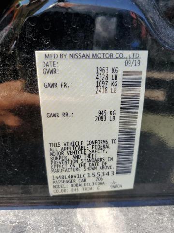 2020 NISSAN ALTIMA S - 1N4BL4BV1LC155343