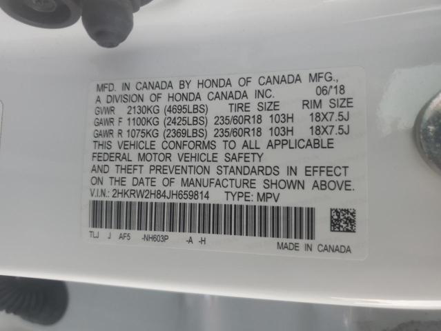 2018 HONDA CR-V EXL 2HKRW2H84JH659814
