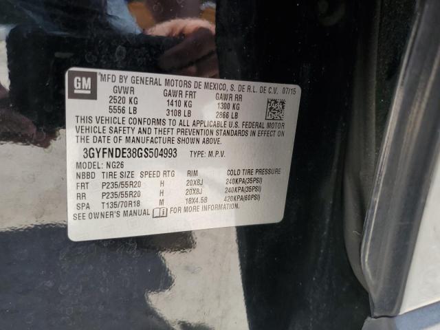 2016 CADILLAC SRX PREMIU 3GYFNDE38GS504993