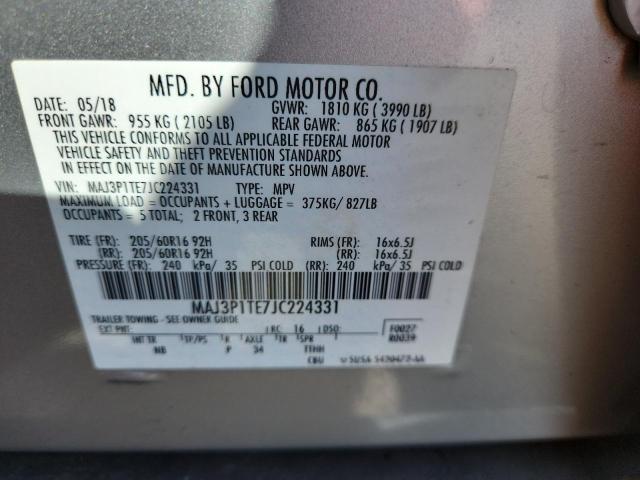 2018 FORD ECOSPORT S - MAJ3P1TE7JC224331