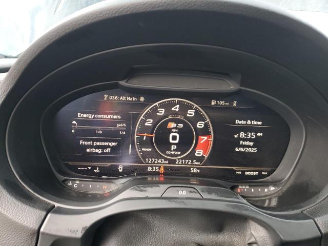2017 AUDI S3 PREMIUM WAUB1GFF5H1011606