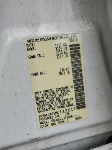 2017 NISSAN ALTIMA 2.5 - 1N4AL3AP6HC112617