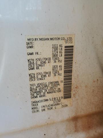 2021 NISSAN TITAN S 1N6AA1EC0MN528119