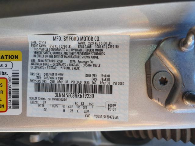 2017 LINCOLN MKZ RESERV - 3LN6L5EC8HR619230