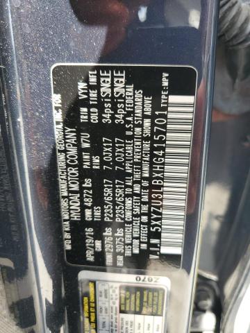 2017 HYUNDAI SANTA FE S - 5XYZU3LBXHG415701