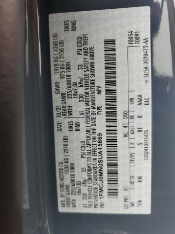 2025 FORD ESCAPE ST 1FMCU0MN0SUA15869