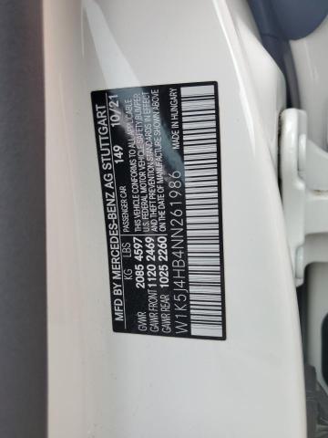 2022 MERCEDES-BENZ CLA 250 4M W1K5J4HB4NN261986