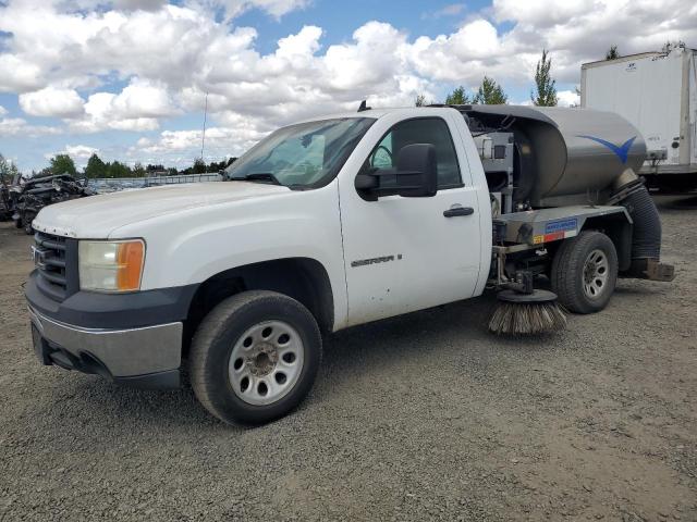 GMC SIERRA C15 2009 white pickup gas 1GTEC14X19Z261415 photo #1