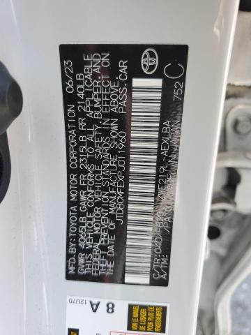 2023 TOYOTA COROLLA LE - JTDBCMFEXPJ011960