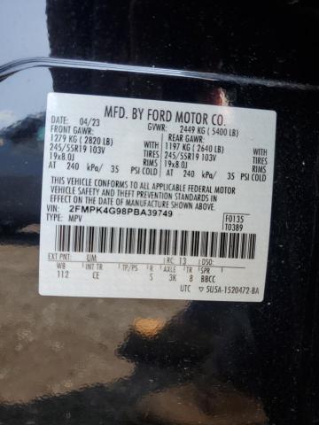 2023 FORD EDGE SE - 2FMPK4G98PBA39749