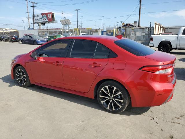 TOYOTA COROLLA LE 2020 red  Gasoline JTDEPRAEXLJ116059 photo #3