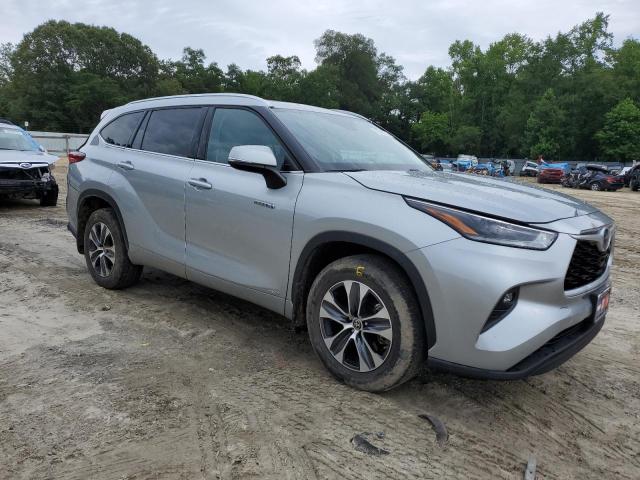 Vin: 5tdgbrch4ms535298, lot: 60360225, toyota highlander hybrid xle 20214