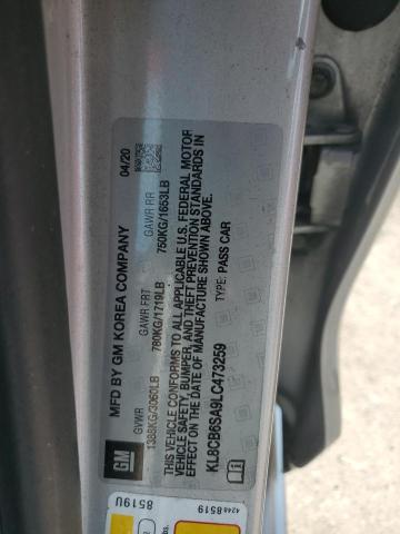 2020 CHEVROLET SPARK LS - KL8CB6SA9LC473259