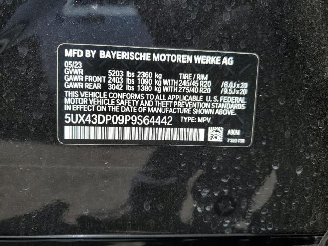 2023 BMW X3 SDRIVE3 5UX43DP09P9S64442